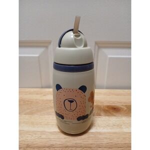 Tommee Tippee Superstar 12m+ Insulated Straw Cup 9oz Kids Tumbler Brown Bear
